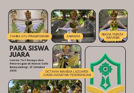 Pesona Tari Zahra, Navia, dan Amanda dari MIN 1 Banyuwangi Memukau Penonton di Hedon Café