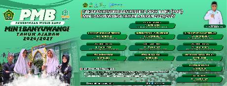 Time Line PMB MIN 1 Banyuwangi